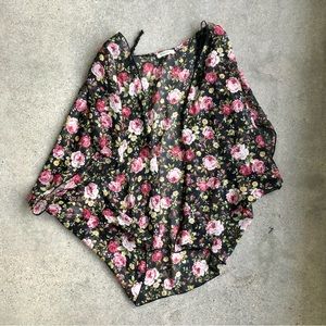 Floral Mesh Cardigan